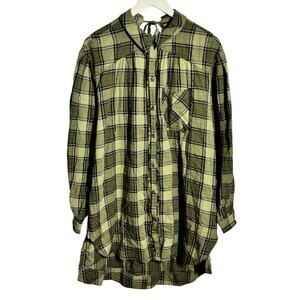 Free People We The Free Oversized Boho Tunic Top Women S Green St. Patricks Gorp